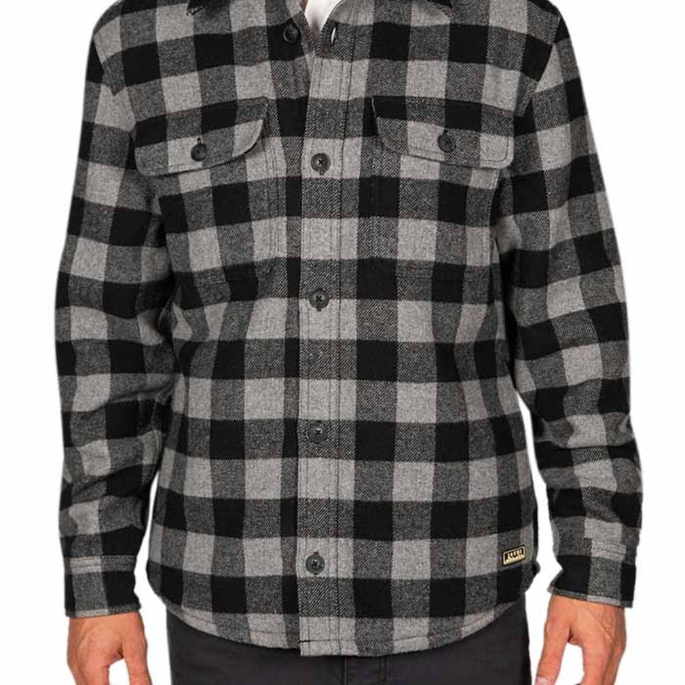 JACHS Charcoal Buffalo PlaidWool Blend Jacket SALE - Picture 6 of 14